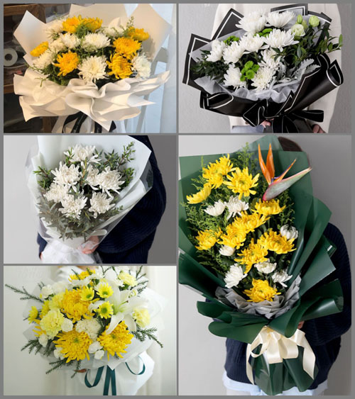 山东青岛平度市明村镇大郑家村白事花束代送